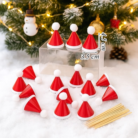 Hộp 15 Mũ Mini Đỏ