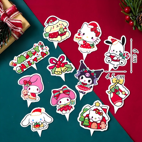 SCG-Set Cắm Noel Kuromi,Mèo Kitty