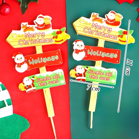 SCG-Set Cắm Noel Biển Báo