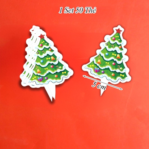SCG-Set 50 thẻ Noel Cây Thông