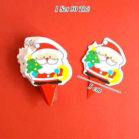 SCG-Set 50 thẻ Ông Già Noel Cây Thông