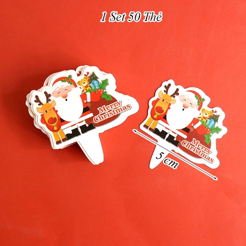SCG-Set 50 thẻ Ông Già Noel Và Tuần Lộc 2