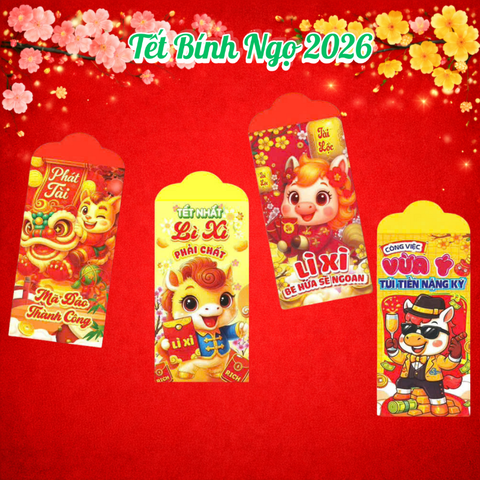Set 10 Lì Xì Tết 2026 M6
