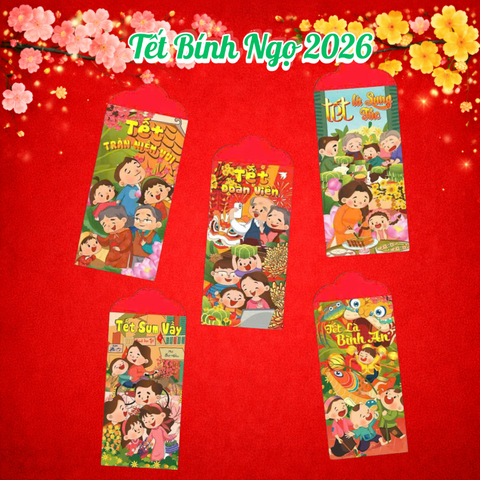 Set 10 Lì Xì Tết 2026 M12