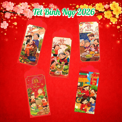 Set 10 Lì Xì Tết 2026 M16
