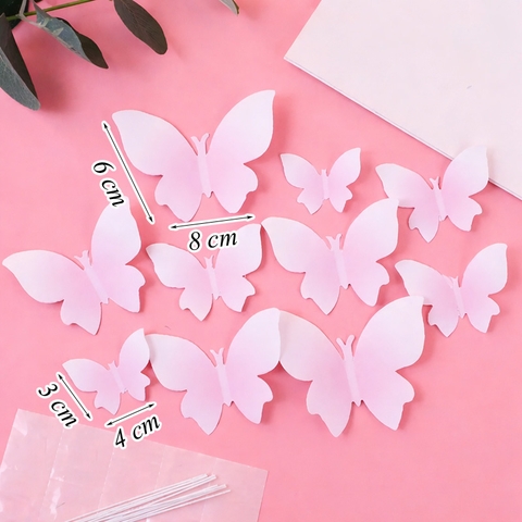 SCG-Set 10 Bướm Giấy Hồng HD