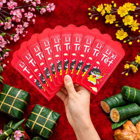 Set 10 Lì Xì Cao Cấp M5