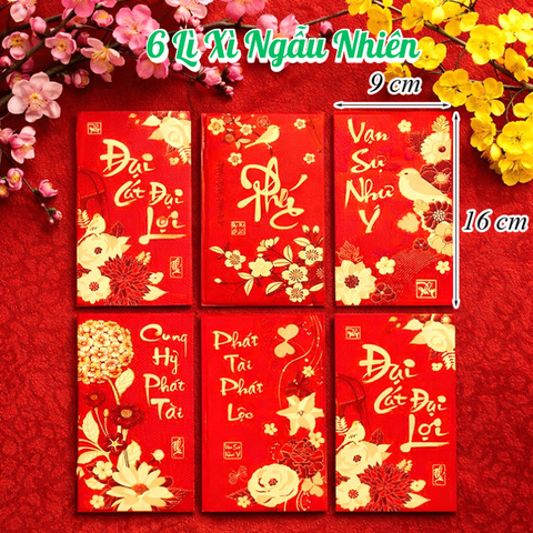 Set 6 Lì Xì Lấy Ngẫu Nhiên M1