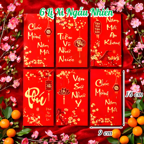 Set 6 Lì Xì Lấy Ngẫu Nhiên M3