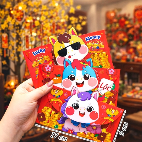 Set 3 Lì Xì Kiểu Phong Thư M2
