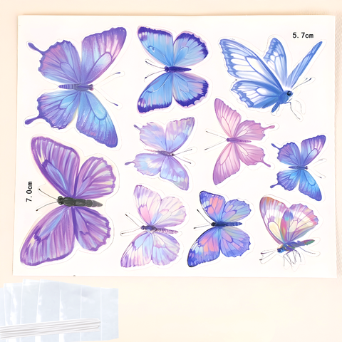 SCG-Set 10 Bướm Giấy Pastel 3 TQ