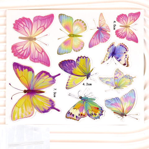 SCG-Set 10 Bướm Giấy Pastel 5 TQ