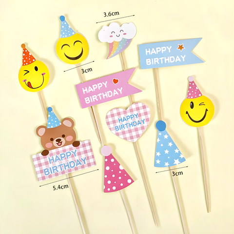 SCG-Set Cắm Cờ Mặt Cười TQ