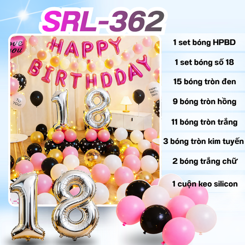 Bóng Chữ HPBD 18 SRL-362