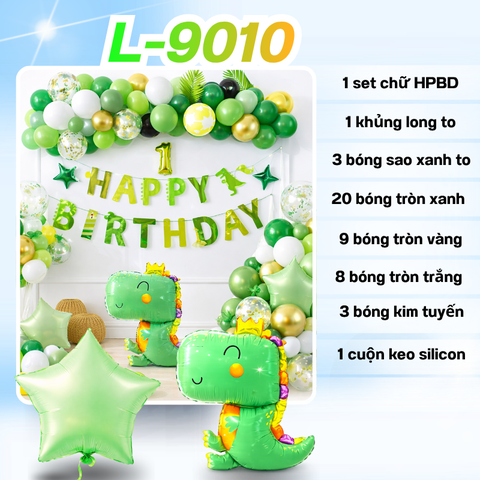 Bóng Chữ HPBD Khủng Long L-9010