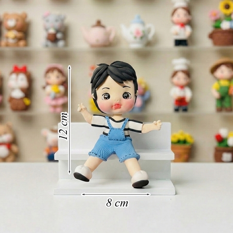 Tượng Đất Set Bé Trai Ngồi
