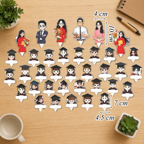 SCG-Set Cắm Mix 36 Thẻ Thầy Cô Học Sinh TT