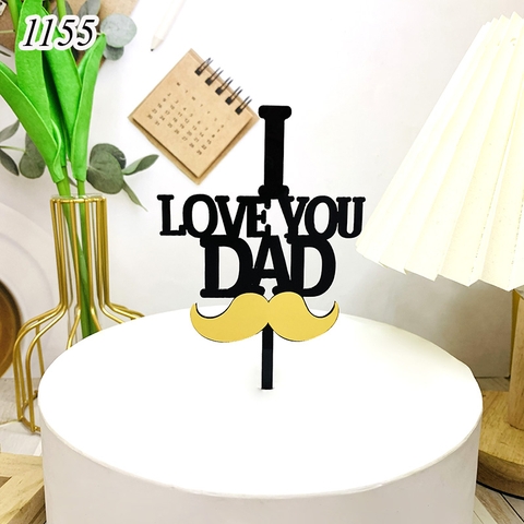 MK - 10 meka I Love You Dad đen