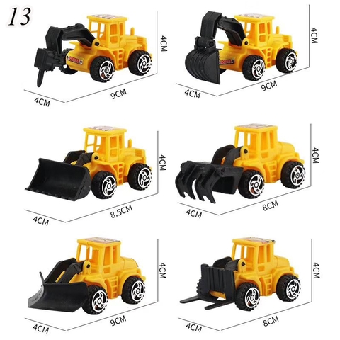 Bộ 6 xe công trình.