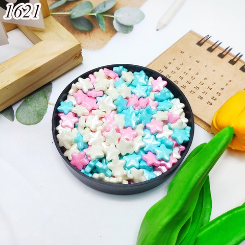 Lọ 100gr kẹo đường sao mix màu