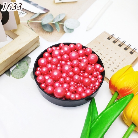 Lọ 100gr Kẹo Đường Tròn Mix Size Đỏ