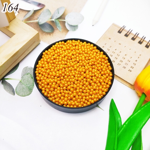 Lọ 100gr Kẹo Đường Tròn 4mm Vàng