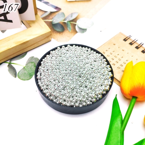 Lọ 100gr Kẹo Đường Tròn Bạc 4mm.