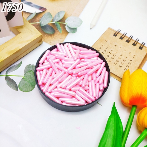 Lọ 100gr Kẹo Đường Hình Trụ Dài Hồng