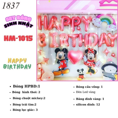 Bóng chữ Mickey HM - 1015 TT