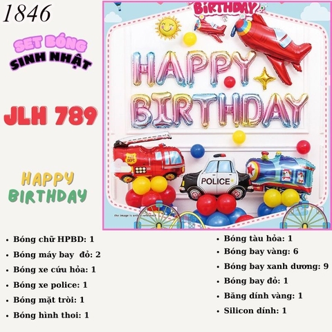 Bóng chữ cảnh sát cứu hỏa JHL - 789 TT