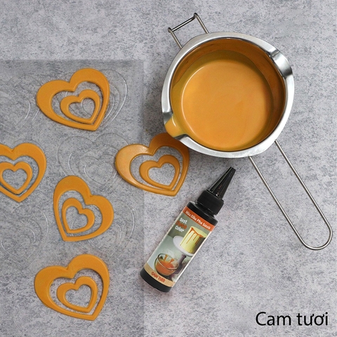 Màu dầu socola 50ml - cam tươi