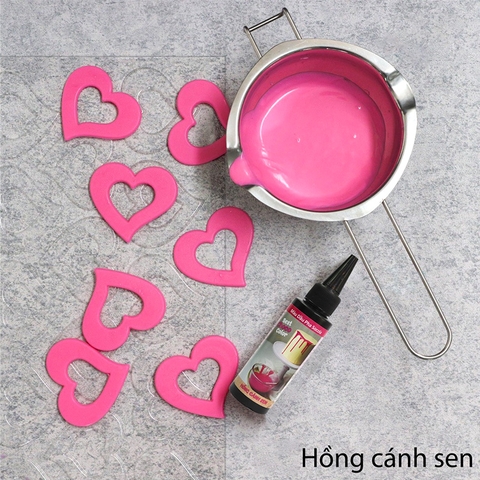 Màu dầu socola 50ml - hồng cánh sen
