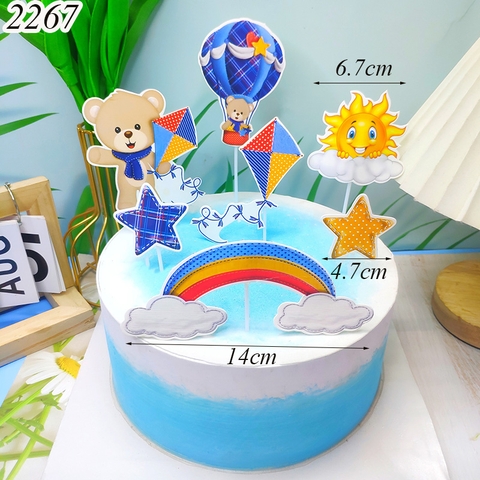 SCG - set cắm gấu khinh khí cầu