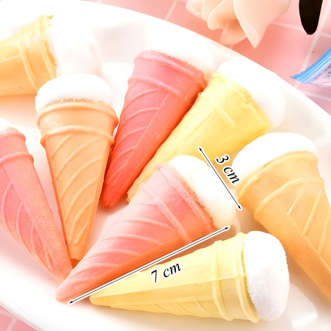 1Kg Kẹo xốp ốc quế mix màu TQ