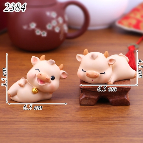 Tuong - Cặp Trâu Hồng Nằm Thần Tài