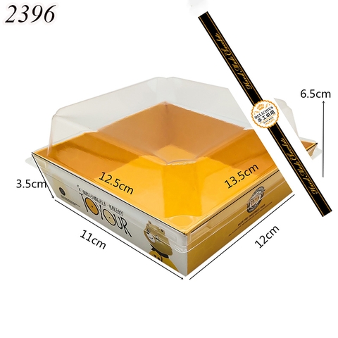 Combo 50 hộp sanwich vuông gấu vàng