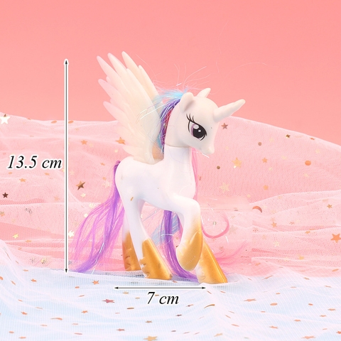 Tuong - ngựa pony trắng lớn nhựa đẹp