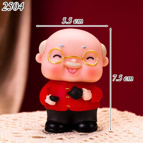 Tuong - ông đỏ ấm trà nhựa dẻo