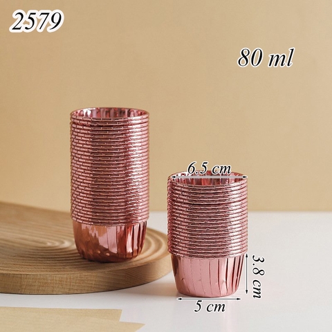 50 cốc nhôm chịu nhiệt 2 mặt hồng.