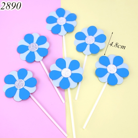 SCG - set cắm 5 hoa xanh dương