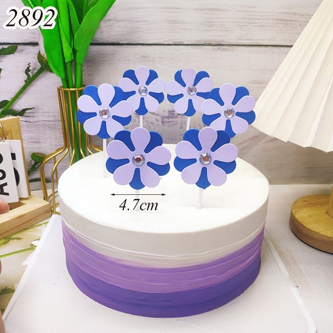SCG - set cắm 5 hoa tím