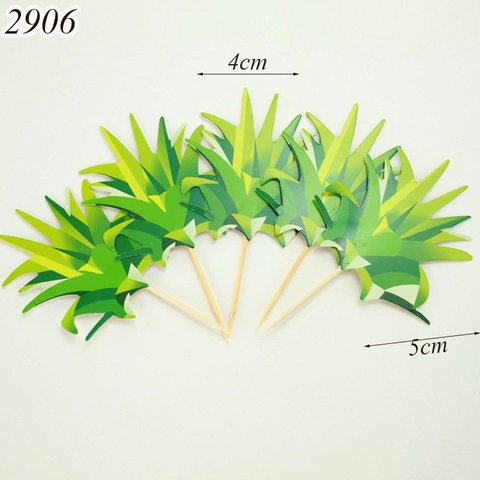 SCG - set 5 que cắm tán cỏ xanh mẫu 2