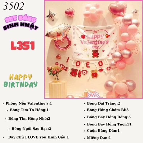 Bóng chữ L351 TP