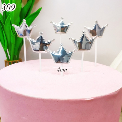 Cam - da phồng vương miện bạc