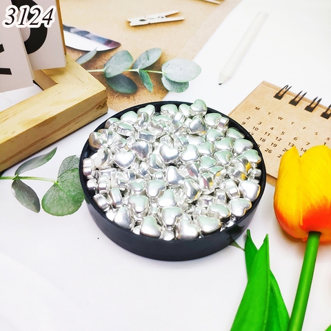 Lọ 100gr Kẹo Đường Tim Bạc