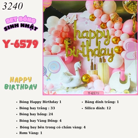 Bóng chữ thiên nga trắng 6579 TT