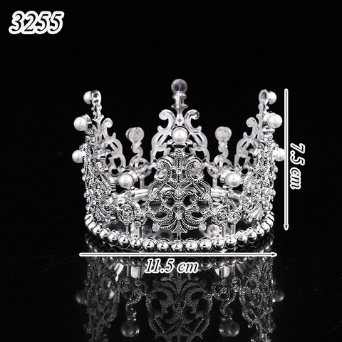 VM-Vương miện tròn lớn 7 cánh BẠC(11.5*7,5cm)