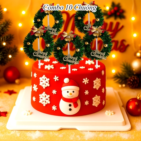 Combo 10 chuông noel M5