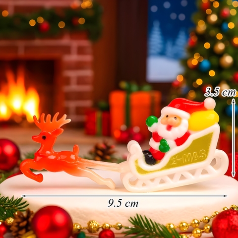 Tuong - Ông già noel và tuần lộc trượt tuyết