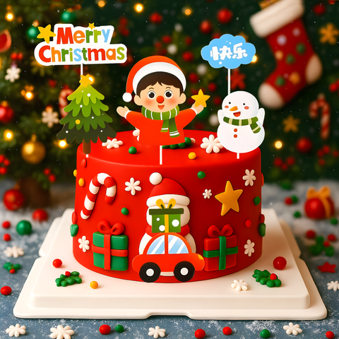 SCG-set cắm noel bé trai oto